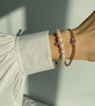 Load image into Gallery viewer, MARIE PEARL STONE BRACELET
