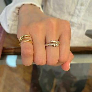 CLO PAVE KNUCKLE/PINKY RING