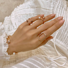 Load image into Gallery viewer, HEXAGON ALL PAVE NINE RING