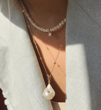 Load image into Gallery viewer, REGINA BAROQUE PEARL BALL CHAIN NECKLACE