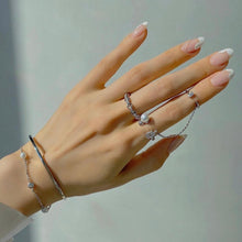 Load image into Gallery viewer, ESME PAVED CHAIN LINK RING