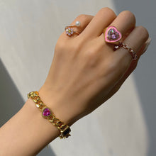 Load image into Gallery viewer, PEPE MULTI STONE CHAIN BRACELET