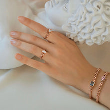 Load image into Gallery viewer, ISABEL OVAL STONE CHAIN RING