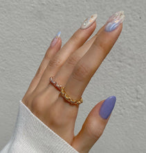 Load image into Gallery viewer, ESME PAVED CHAIN LINK RING