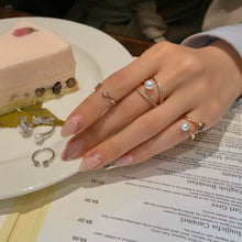 Load image into Gallery viewer, ESTELLE PEARL PAVE RING
