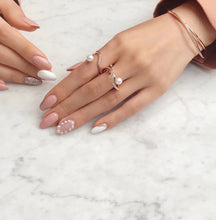 Load image into Gallery viewer, ZIMMERMAN WAVE PEARL PAVED RING