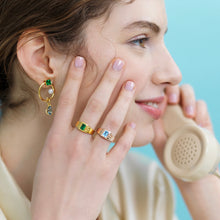 Load image into Gallery viewer, AUGUST RECTANGLE PLEAT RING