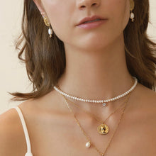 Load image into Gallery viewer, ANCIENT ROMAN STONED COIN NECKLACE