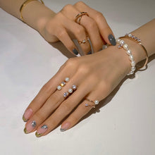 Load image into Gallery viewer, HAILEY PEARL STONE OPEN RING
