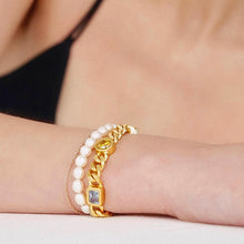 Load image into Gallery viewer, PEPE MULTI STONE CHAIN BRACELET