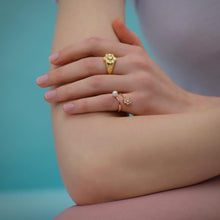 Load image into Gallery viewer, RICCO FLOWER STONE SETTING RING