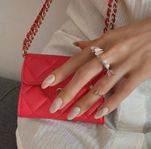Load image into Gallery viewer, ELLEY THREE HEART ARROW ALL PAVED RING