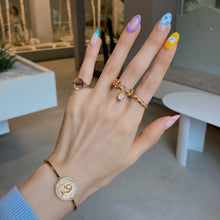 Load image into Gallery viewer, ANNI ROMAN PAVED COIN BANGLE