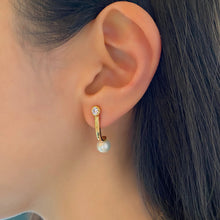 Load image into Gallery viewer, PIPER2 PLAIN PEARL EARRING