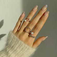 Load image into Gallery viewer, SMALL CIRCLE PAVE NINE RING