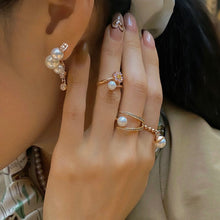 Load image into Gallery viewer, ESTELLE PEARL PAVE RING