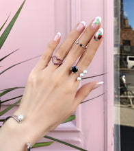 Load image into Gallery viewer, XO PAVE OPEN BANGLE