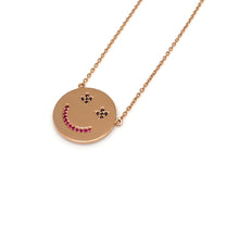 Load image into Gallery viewer, MEDIUM XX SMILE EYED NECKLACE
