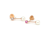 Load image into Gallery viewer, MIA PEARL STONE MINI STICK EARRING