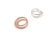 Load image into Gallery viewer, 'X' LINE PLAIN RING