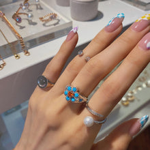 Load image into Gallery viewer, SMILE FACE UNICORN PINKY SIGNET RING