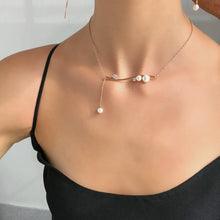 Load image into Gallery viewer, DAWN WAVE PEARL STONE NECKLACE