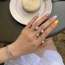 Load image into Gallery viewer, GUILD WAVE PAVED OPEN BANGLE