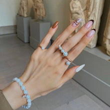 Load image into Gallery viewer, SIA 2 SPIRAL PEARL PAVE RING