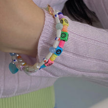 Load image into Gallery viewer, LOTTIE MULTI-CUBE FRESHWATER PEARL BEADED BRACELET