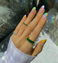 Load image into Gallery viewer, KENMARE PAVED KNUCKLE PINKY RING/ EAR CUFF