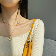 Load image into Gallery viewer, ANCIENT ROMAN3 PAVED COIN DBL NECKLACE