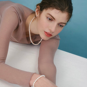 PHOEBE FRESHWATER PEARL CHAIN NECKLACE