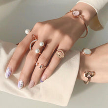 Load image into Gallery viewer, SMILE FACE PINKY SIGNET RING