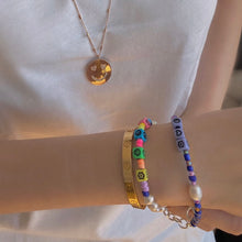 Load image into Gallery viewer, LOTTIE MULTI-CUBE FRESHWATER PEARL BEADED BRACELET