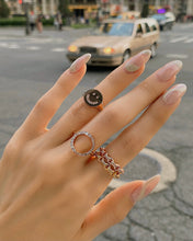 Load image into Gallery viewer, SMALL CIRCLE PAVE NINE RING