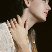 Load image into Gallery viewer, SEREIN 1 PEARL STONE PAVE RING