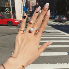 Load image into Gallery viewer, ANAIS MULTI-STONE OPEN RING