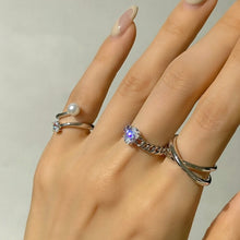 Load image into Gallery viewer, ISABEL OVAL STONE CHAIN RING