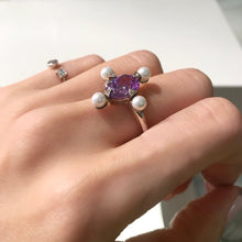 Load image into Gallery viewer, CECILIA OVAL STONE RING