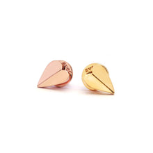 Load image into Gallery viewer, ELLEY HEART PLAIN STUD EARRING