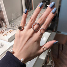 Load image into Gallery viewer, CIRCLE ALL PAVE NINE RING