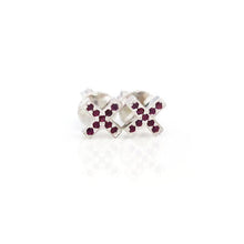 Load image into Gallery viewer, XX PAVE STUD EARRINGS