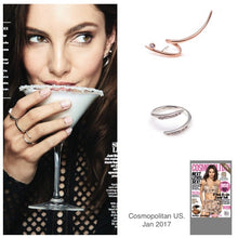 Load image into Gallery viewer, INFINITY SPIRAL PLAIN STONE EARRING
