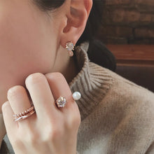 Load image into Gallery viewer, CROWN RAINDROP DANGLE EARRING