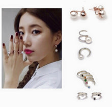 Load image into Gallery viewer, 'U' LINE PEARL RING