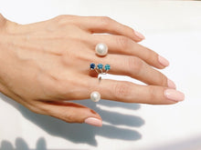 Load image into Gallery viewer, STELLA1 OMBRE STONE OPEN RING