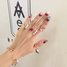 Load image into Gallery viewer, SMILE FACE PINKY SIGNET RING