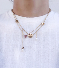 Load image into Gallery viewer, DANCING SMILE MULTI-CHARM NECKLACE