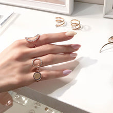 Load image into Gallery viewer, SMALL CIRCLE PAVE NINE RING