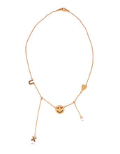 Load image into Gallery viewer, DANCING SMILE MULTI-CHARM NECKLACE